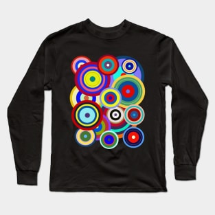 Op Art No. 203 Kandinsky Long Sleeve T-Shirt